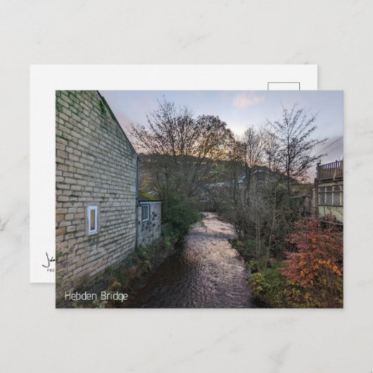 Hebdenbrücke Postkarte (Vorne/Hinten)