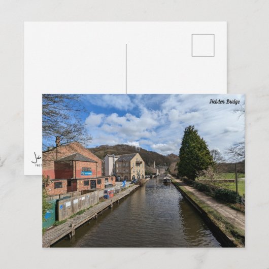 Hebdenbrücke Postkarte (Vorne/Hinten)