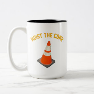 Hebe den Kegel Lustiges Baseball-Meme, Lustiges He Zweifarbige Tasse