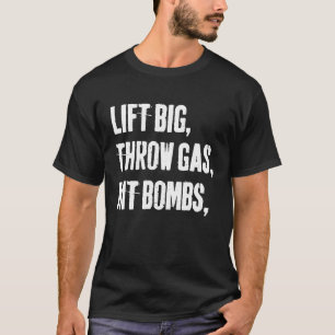 Hebe Groß Wurf Gas Treffer Bomben Vintage T-Shirt