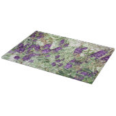 Hebe Lavendel Glasschneidebrett Schneidebrett (Ecke)