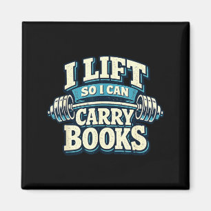 Hebe mich hoch, damit ich mehr Bücher zum Lesen tr Magnet