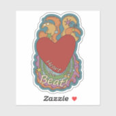 Hebe the Beat: Doodles for Music Lovers Aufkleber (Blatt)