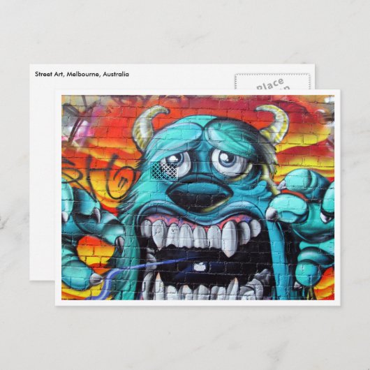 Hebemonster Postkarte (Vorne/Hinten)