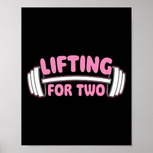 Heben für zwei Personen - Trainingsschwanz Poster