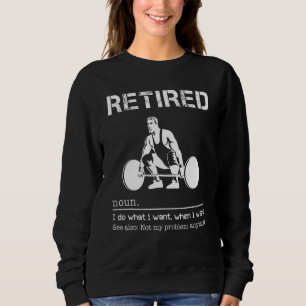 Heben ich tun, was ich Gewollt, wenn ich Woll sehe Sweatshirt