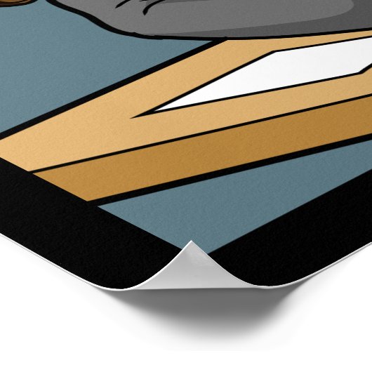 Heben Sie das Bar Funny Poster auf (Ecke)