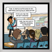 Heben Sie das Bar Funny Poster auf (Vorne)