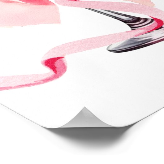 Heben Sie das Glas, das sie das Brautparty des Kno Poster (Ecke)