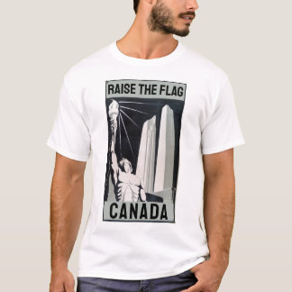 Heben Sie den T - Shirt Flag Canada Memorial