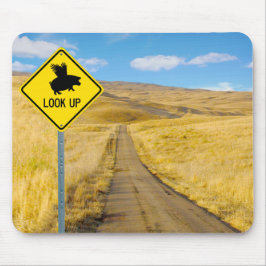 Heben Sie die Augen für Schweine, die fliegen könn Mousepad