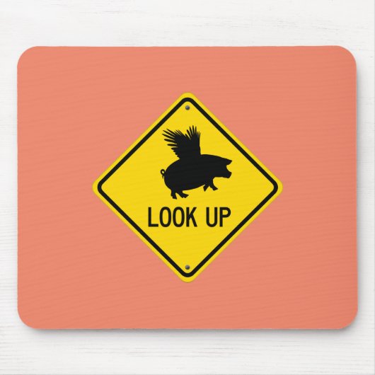Heben Sie die Augen für Schweine, die möglicherwei Mousepad (Vorne)