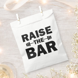 Heben Sie die Bar Geschenktütchen