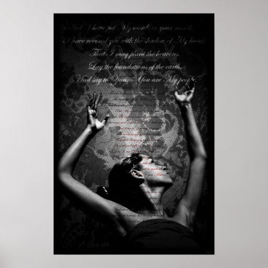 Heben Sie die heiligen Hände auf Poster (Vorne)