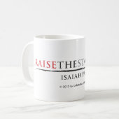 Heben Sie die StandardTasse an Kaffeetasse (Vorderseite Links)