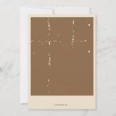 Heben Sie ein Glas Bier ein Einladung (Rückseite)