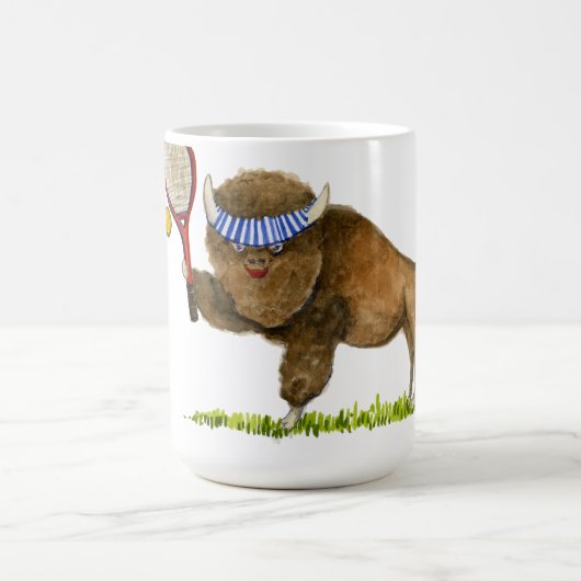 Heben Sie eine Schläger-Büffel-Tasse an Kaffeetasse (Mittel)