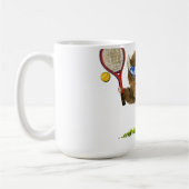 Heben Sie eine Schläger-Büffel-Tasse an Kaffeetasse (Links)