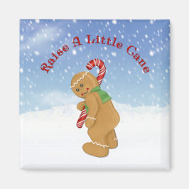 Heben Sie einen kleinen Cane-Spaß Magnet