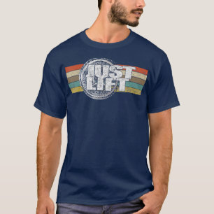 Heben Sie einfach Barbell Gewicht Lifting Fitness T-Shirt