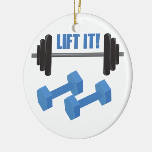 Heben Sie es an! Keramikornament (Links)