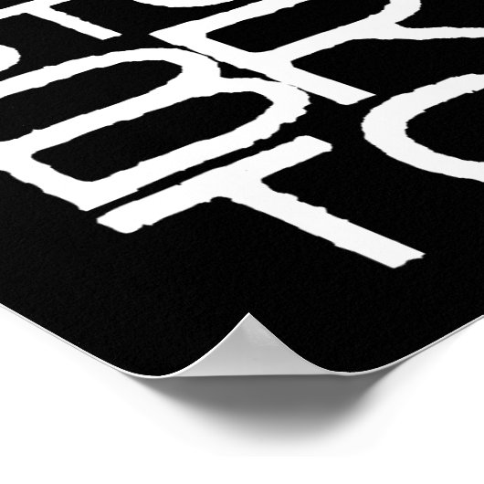 HEBEN SIE ES EINFACH AUF POSTER (Ecke)