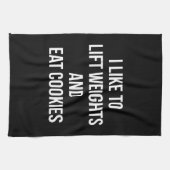 Heben Sie Gewichte an und essen Sie Küchentuch (Horizontal)