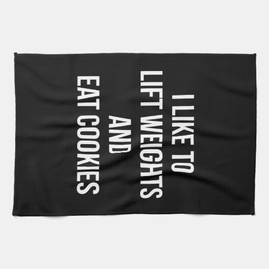 Heben Sie Gewichte an und essen Sie Küchentuch (Horizontal)