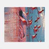 Heben Sie Ihre Augen auf Hoher, Gott & Schöpfung V Fleecedecke (Vorderseite (Horizontal))