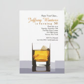 Heben Sie Ihre Einladung aus Glas an (Stehend Vorderseite)