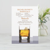 Heben Sie Ihre Einladung aus Glas an (Stehend Vorderseite)