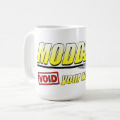 HEBEN Sie IHRE GARANTIE Kaffee-Tasse auf Kaffeetasse (Vorderseite Links)