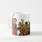 Heben Sie Ihre Hände II an Kaffeetasse (Vorderseite Links)