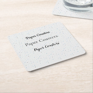 Heben Sie Ihre Marke mit hochwertigen Papierservie Rechteckiger Pappuntersetzer