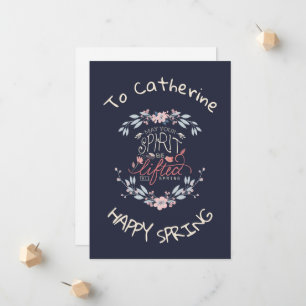 Heben Sie Ihre Seele auf dieser personalisierten F Ankündigung