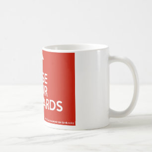 Heben Sie Ihre Standard-Tasse an Kaffeetasse