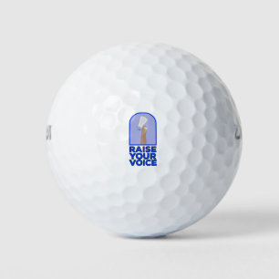 Heben Sie Ihre Stimme Golfball