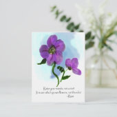 Heben Sie Ihre Worte Rumi Postkarte (Stehend Vorderseite)