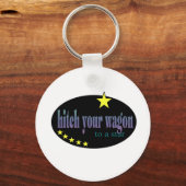 Heben Sie Ihren Wagen an einen Stern Schlüsselanhänger (Vorderseite)