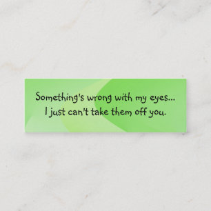 Heben Sie Linie Einleitungs-Karte auf Mini Visitenkarte