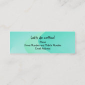 Heben Sie Linie Einleitungs-Karte auf Telefonnummerkarte (Rückseite)