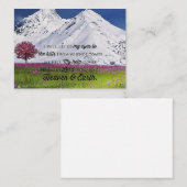 Heben Sie meine Augen auf Mitteilungskarte (Vorne/Hinten)