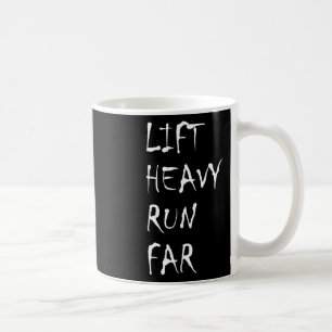 Heben Sie Schweres Laufen Sie Weit Hybrid-Sport-Fi Kaffeetasse
