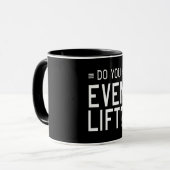 Heben Sie sogar an? Tasse (Vorderseite Links)