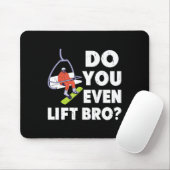 Heben Sie sogar die Snowboarder-Liebe an? Mousepad (Mit Mouse)