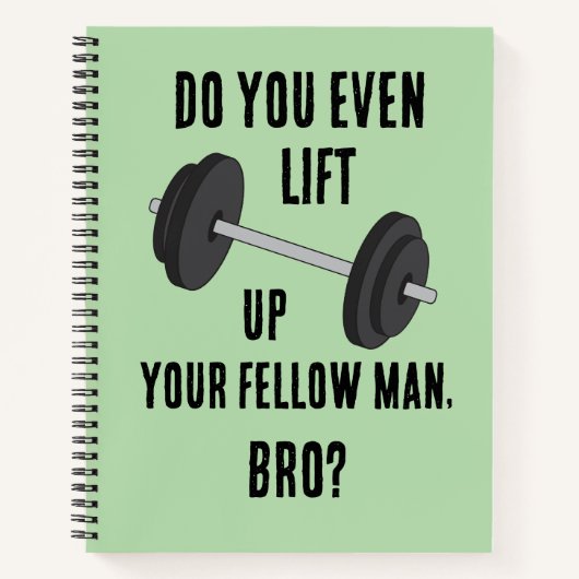 Heben Sie sogar Ihren Mitmenschen auf? Notizblock (Vorderseite)