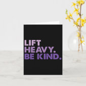Heben Sie stark sind nette Inspiration positive Vi Karte (Gelbe Blume)