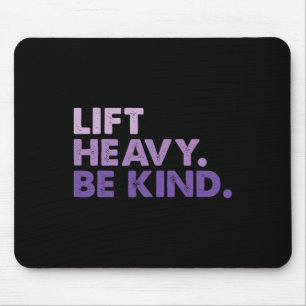Heben Sie stark sind nette Inspiration positive Vi Mousepad