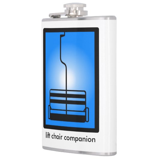 heben Sie Stuhlbegleiterflasche durch Flachmann (Links)