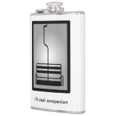 heben Sie Stuhlbegleiterflasche durch Flachmann (Links)